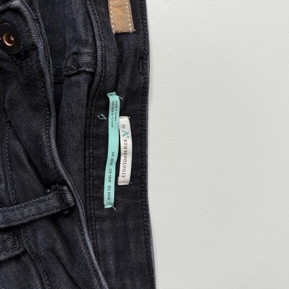 Anthropologie The Denim Boot Jeans Womens 18W Black Bootcut Stretch Plus Size - Picture 8 of 16